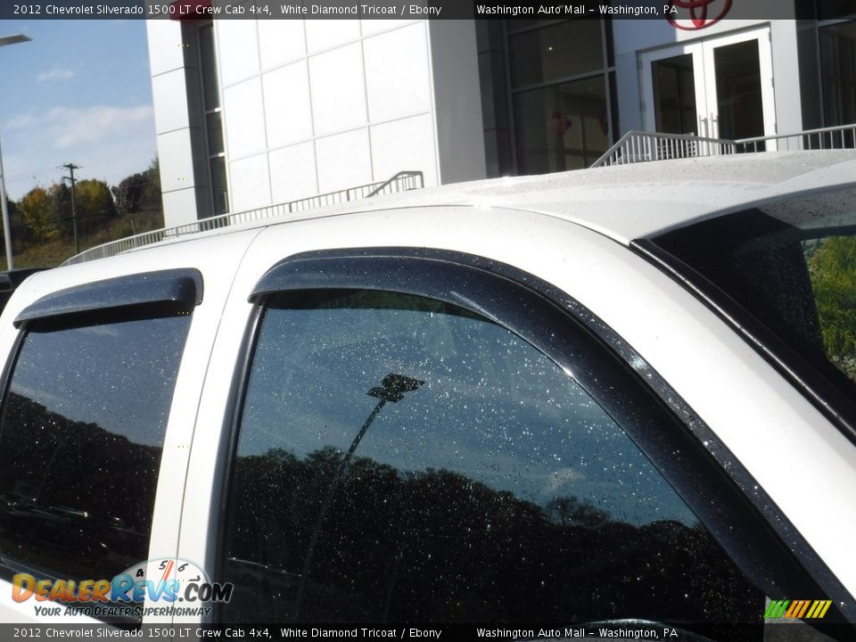 2012 Chevrolet Silverado 1500 LT Crew Cab 4x4 White Diamond Tricoat / Ebony Photo #4