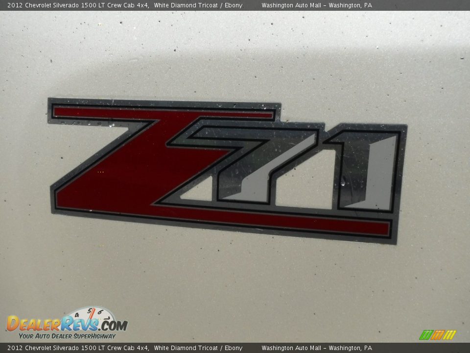 2012 Chevrolet Silverado 1500 LT Crew Cab 4x4 White Diamond Tricoat / Ebony Photo #5