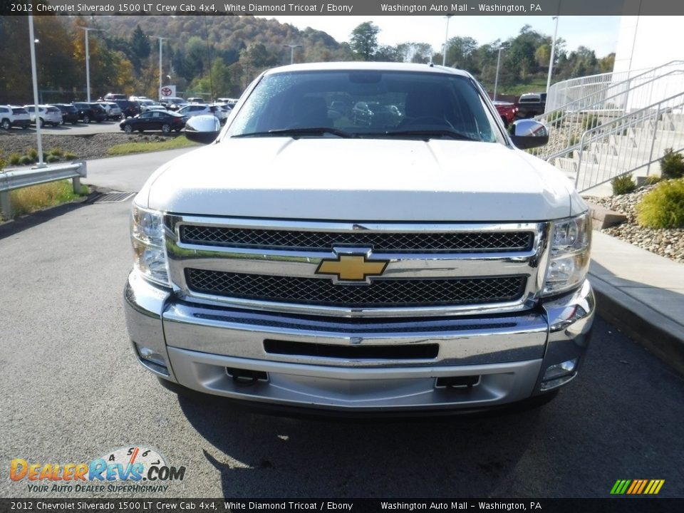 2012 Chevrolet Silverado 1500 LT Crew Cab 4x4 White Diamond Tricoat / Ebony Photo #6