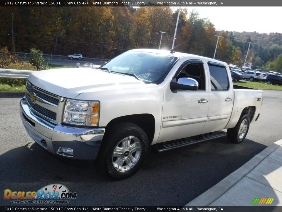 2012 Chevrolet Silverado 1500 LT Crew Cab 4x4 White Diamond Tricoat / Ebony Photo #7