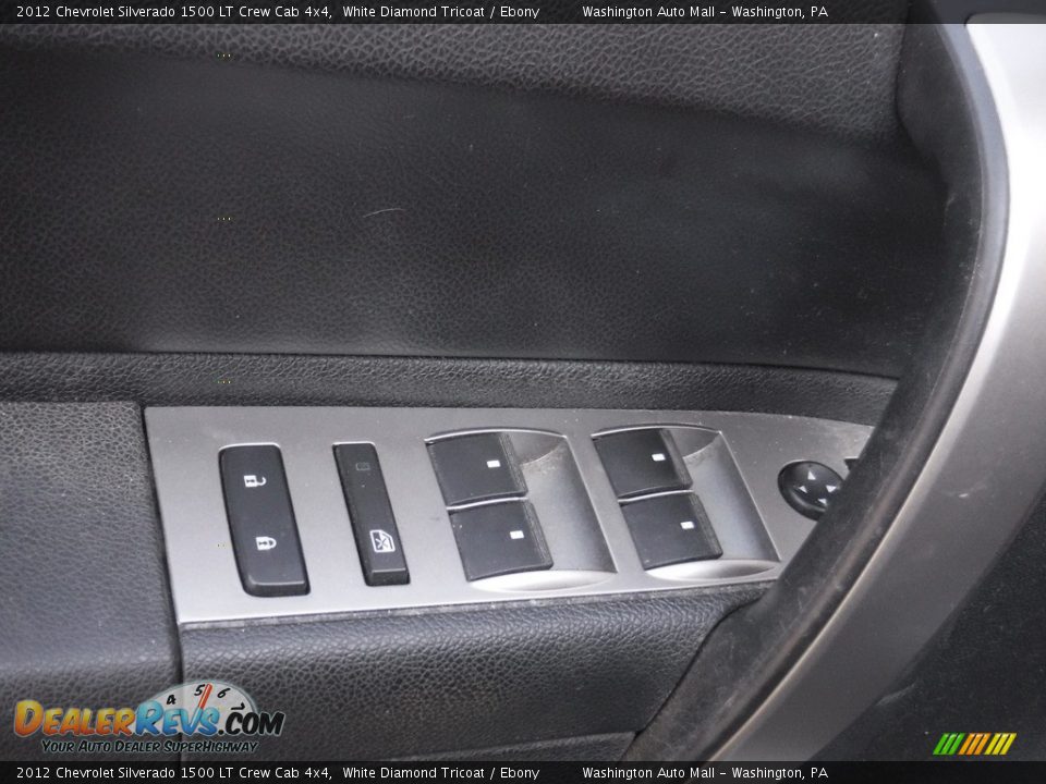 2012 Chevrolet Silverado 1500 LT Crew Cab 4x4 White Diamond Tricoat / Ebony Photo #15