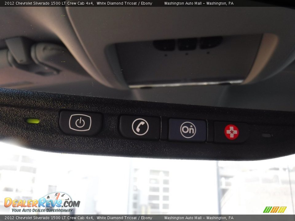 2012 Chevrolet Silverado 1500 LT Crew Cab 4x4 White Diamond Tricoat / Ebony Photo #18