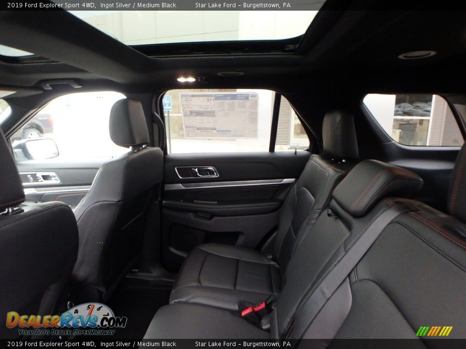 Rear Seat of 2019 Ford Explorer Sport 4WD Photo #11