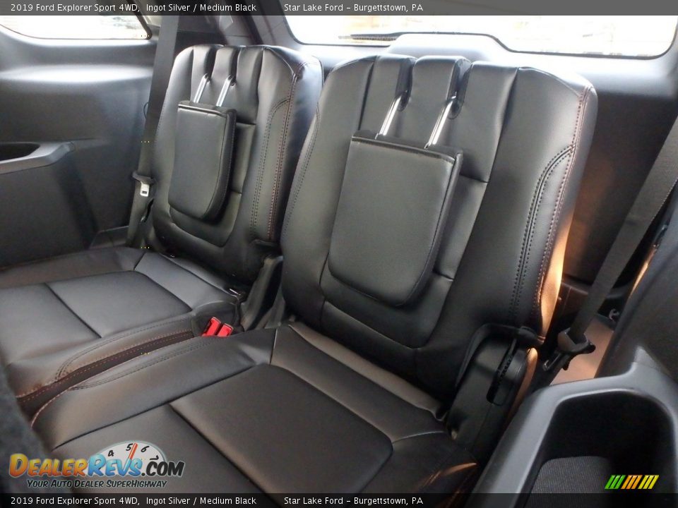 Rear Seat of 2019 Ford Explorer Sport 4WD Photo #12