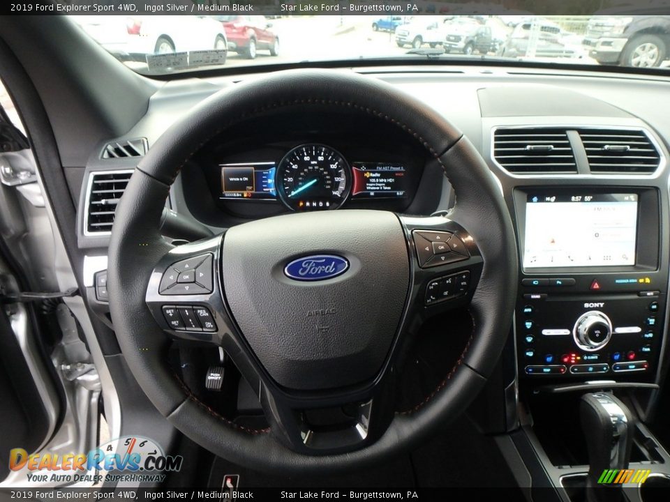 2019 Ford Explorer Sport 4WD Steering Wheel Photo #17