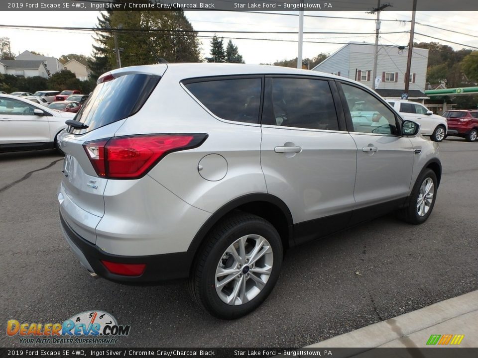 2019 Ford Escape SE 4WD Ingot Silver / Chromite Gray/Charcoal Black Photo #5