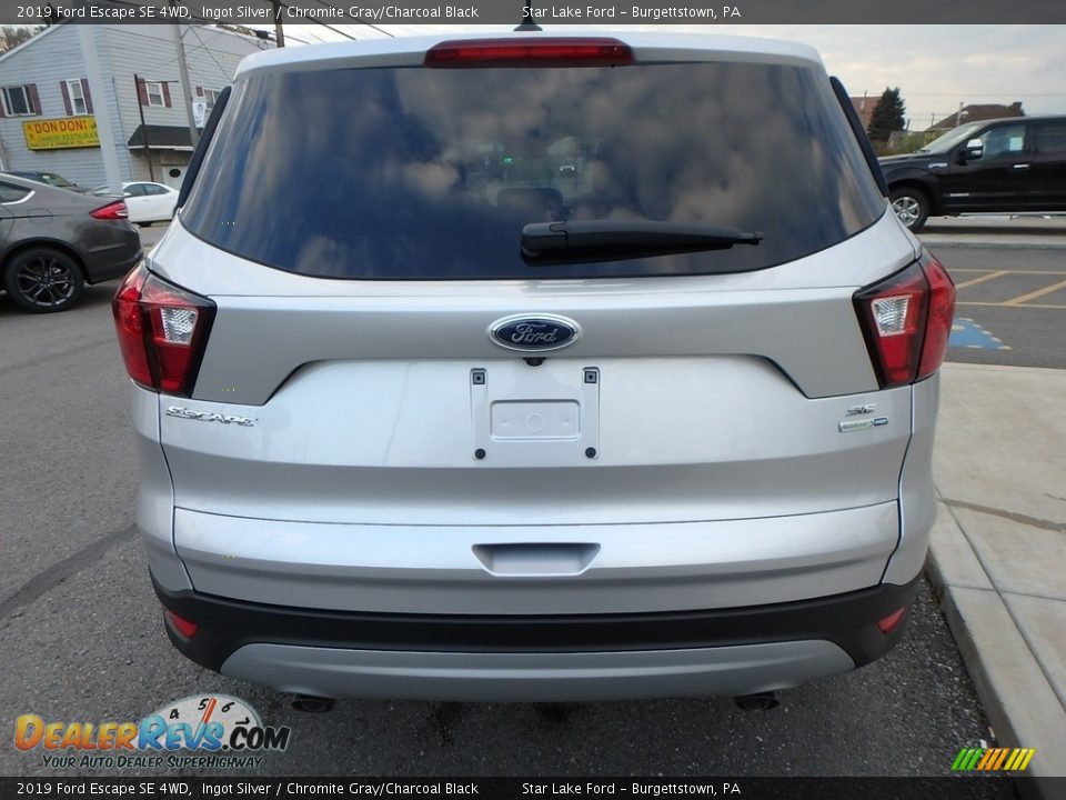 2019 Ford Escape SE 4WD Ingot Silver / Chromite Gray/Charcoal Black Photo #6