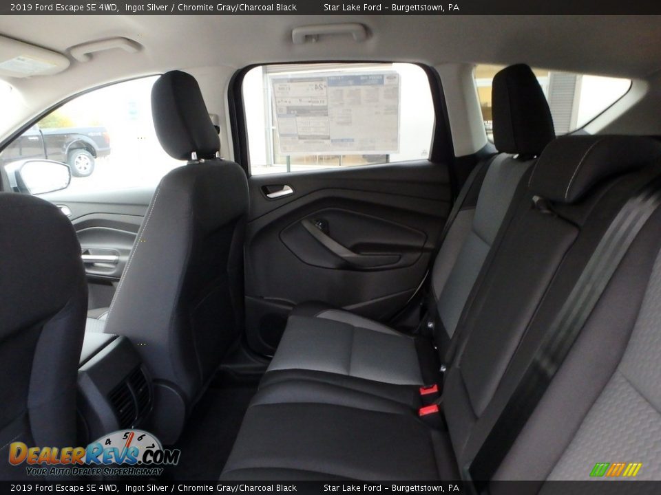 2019 Ford Escape SE 4WD Ingot Silver / Chromite Gray/Charcoal Black Photo #11