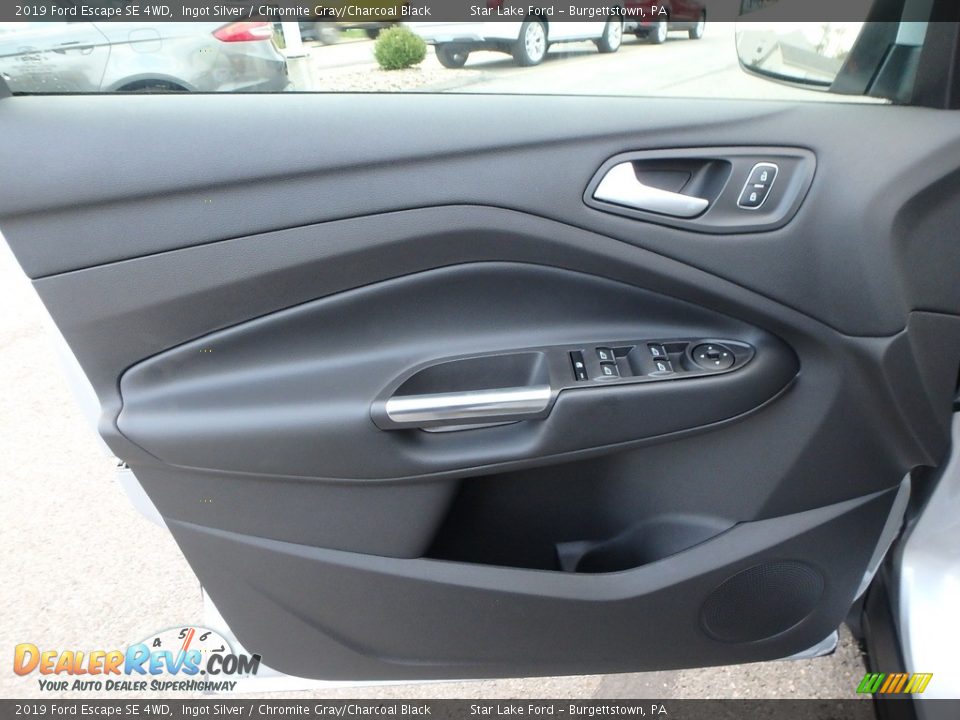 2019 Ford Escape SE 4WD Ingot Silver / Chromite Gray/Charcoal Black Photo #13