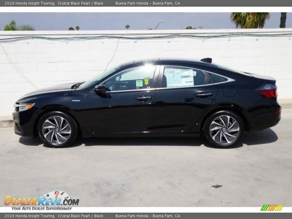 2019 Honda Insight Touring Crystal Black Pearl / Black Photo #5