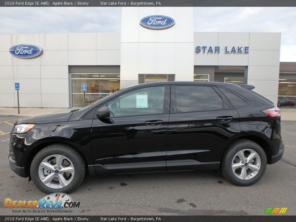 2019 Ford Edge SE AWD Agate Black / Ebony Photo #1