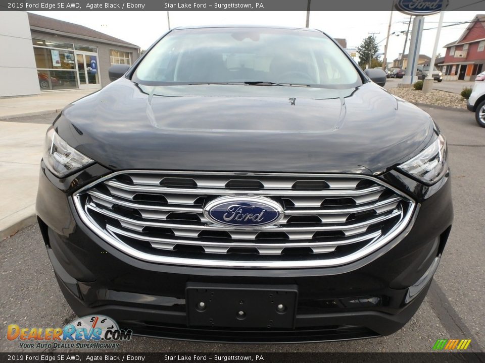 2019 Ford Edge SE AWD Agate Black / Ebony Photo #2