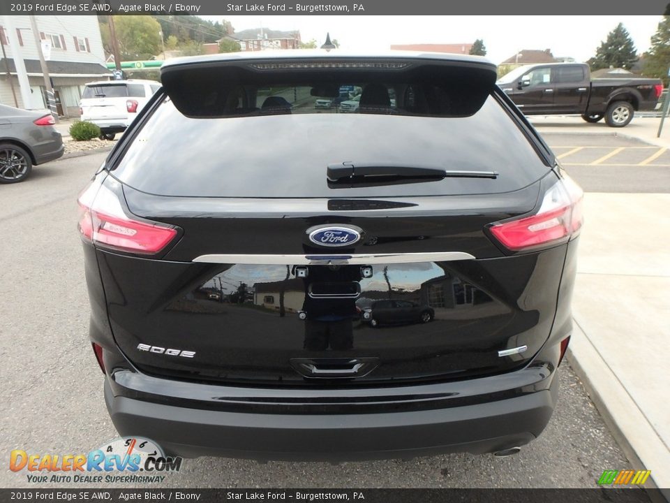 2019 Ford Edge SE AWD Agate Black / Ebony Photo #6