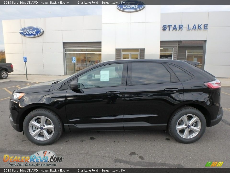 2019 Ford Edge SE AWD Agate Black / Ebony Photo #9