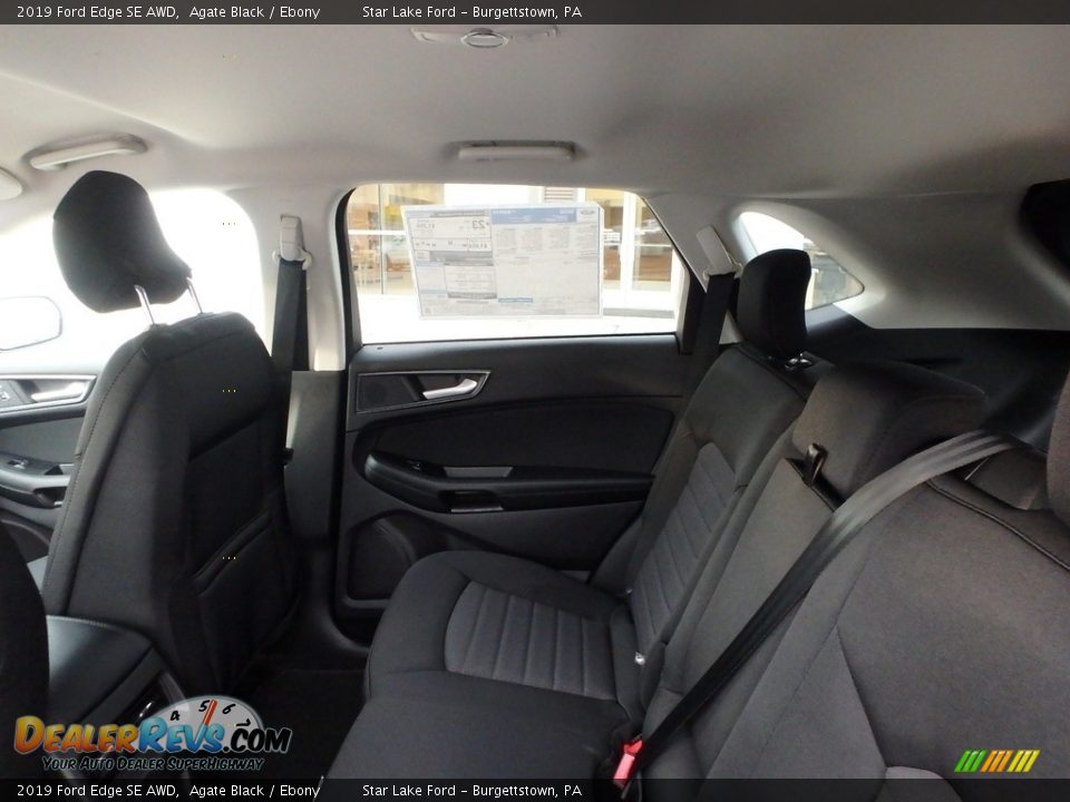 2019 Ford Edge SE AWD Agate Black / Ebony Photo #11
