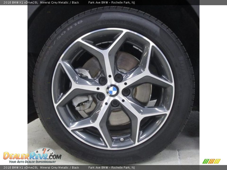 2018 BMW X1 xDrive28i Mineral Grey Metallic / Black Photo #28