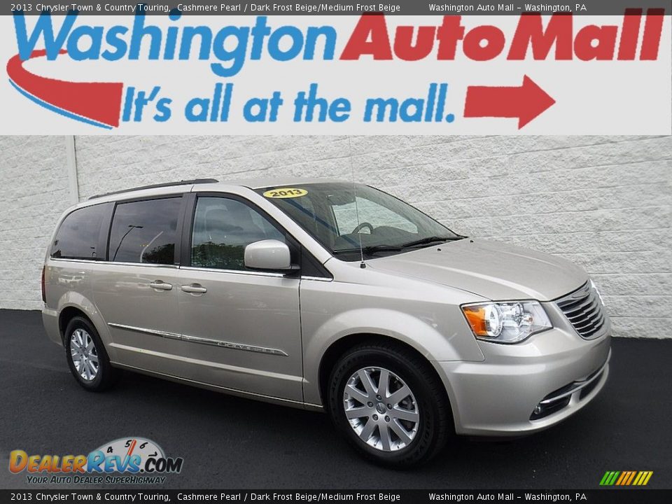 2013 Chrysler Town & Country Touring Cashmere Pearl / Dark Frost Beige/Medium Frost Beige Photo #1