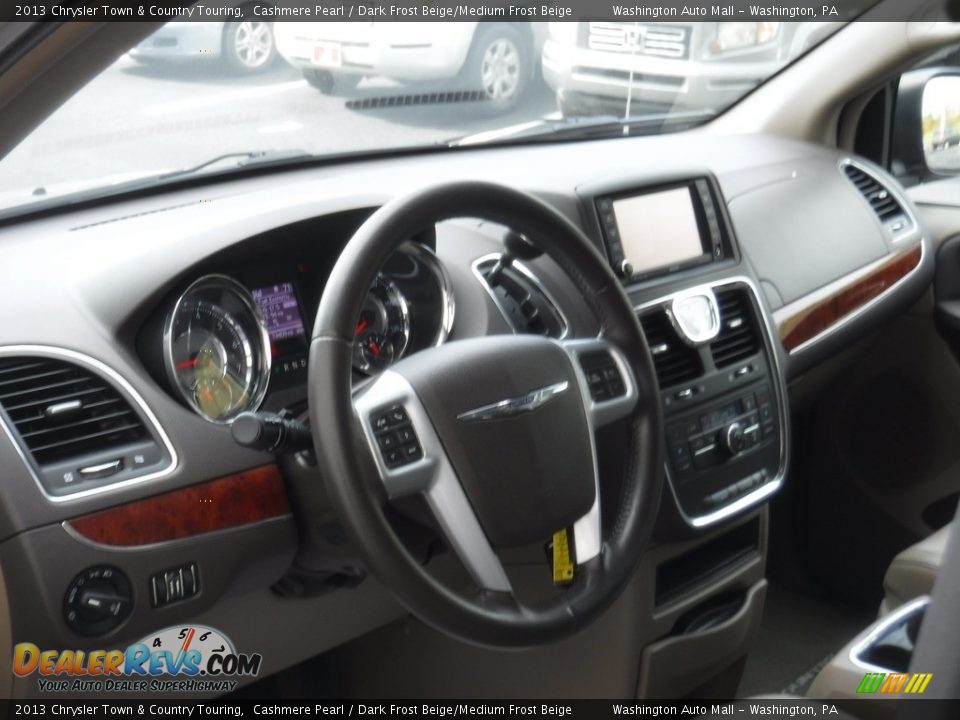 2013 Chrysler Town & Country Touring Cashmere Pearl / Dark Frost Beige/Medium Frost Beige Photo #11