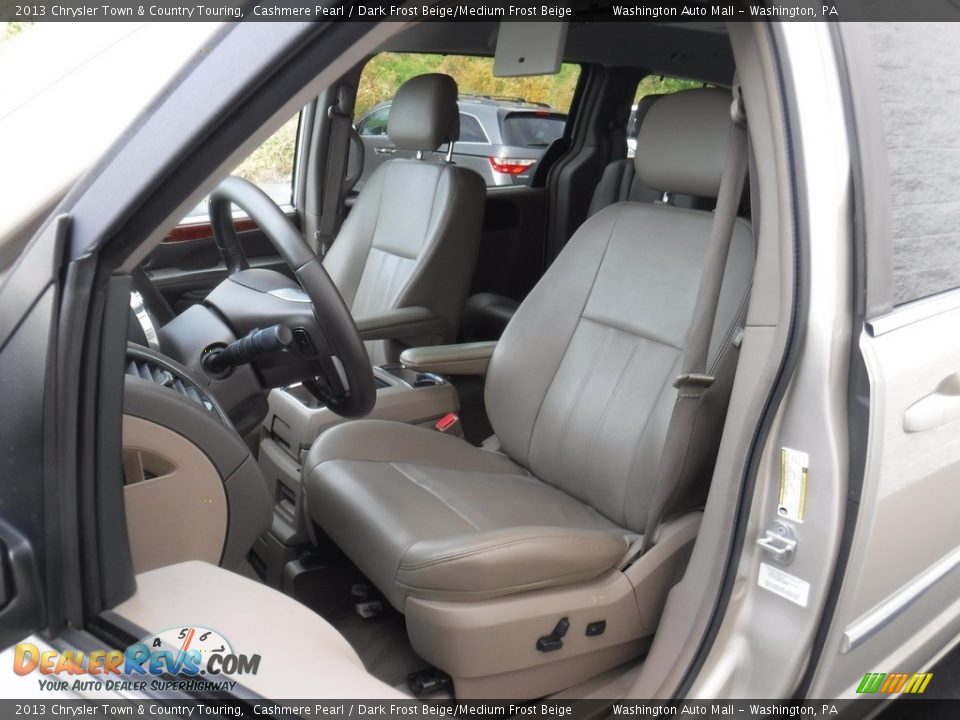 2013 Chrysler Town & Country Touring Cashmere Pearl / Dark Frost Beige/Medium Frost Beige Photo #13