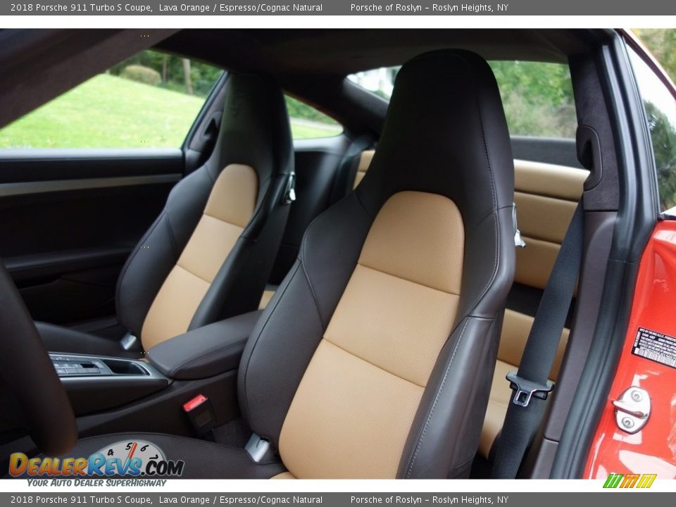 Front Seat of 2018 Porsche 911 Turbo S Coupe Photo #24