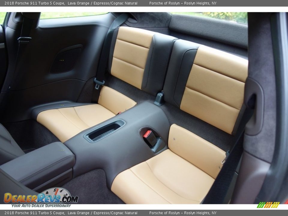 Rear Seat of 2018 Porsche 911 Turbo S Coupe Photo #25