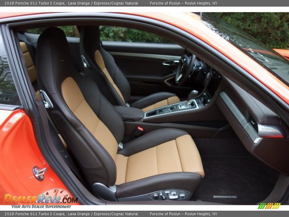 Front Seat of 2018 Porsche 911 Turbo S Coupe Photo #28