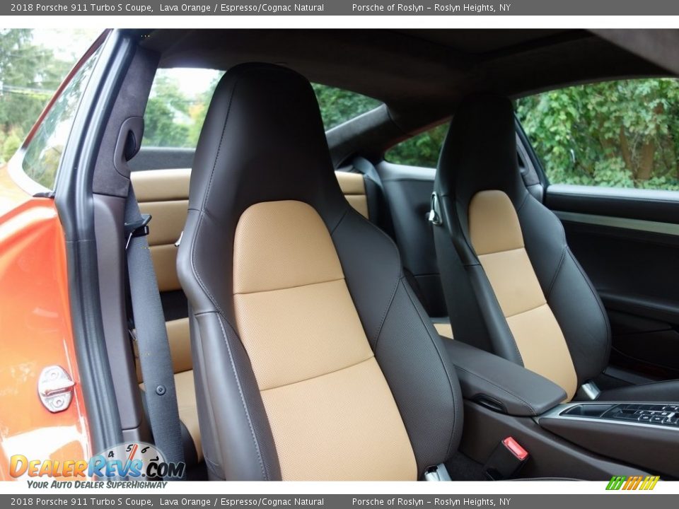 Front Seat of 2018 Porsche 911 Turbo S Coupe Photo #29