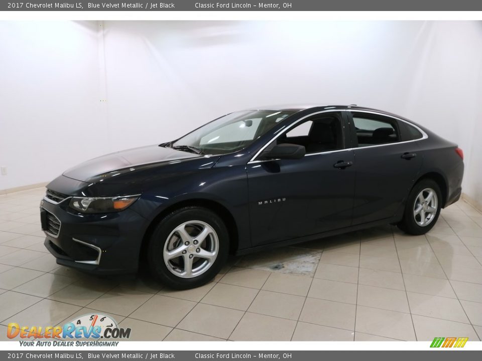 2017 Chevrolet Malibu LS Blue Velvet Metallic / Jet Black Photo #3