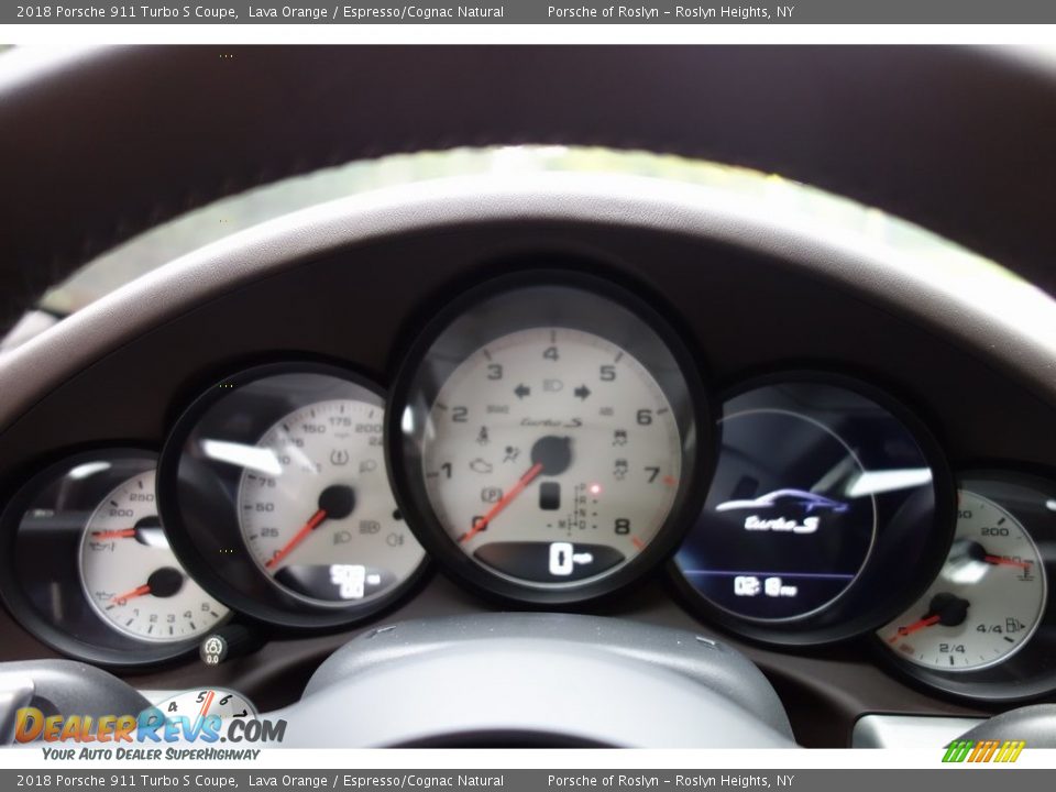2018 Porsche 911 Turbo S Coupe Gauges Photo #32