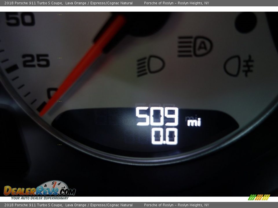 2018 Porsche 911 Turbo S Coupe Lava Orange / Espresso/Cognac Natural Photo #33