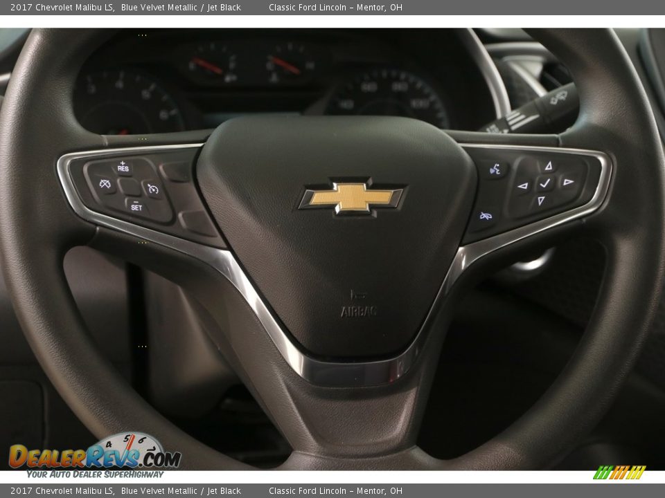 2017 Chevrolet Malibu LS Blue Velvet Metallic / Jet Black Photo #7
