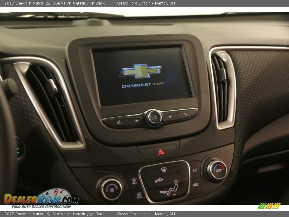 2017 Chevrolet Malibu LS Blue Velvet Metallic / Jet Black Photo #9
