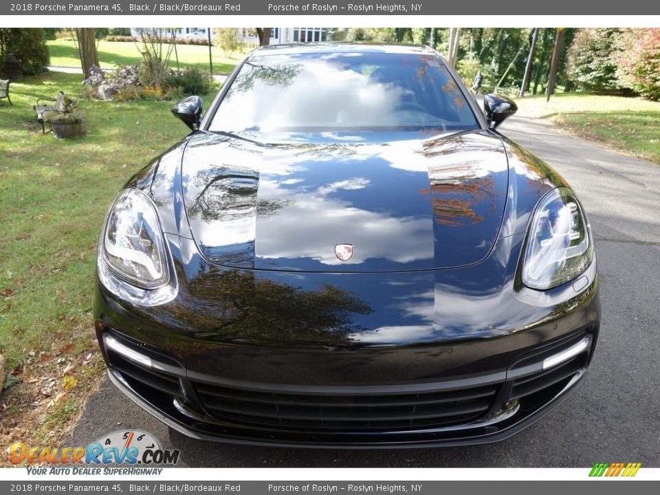 2018 Porsche Panamera 4S Black / Black/Bordeaux Red Photo #3