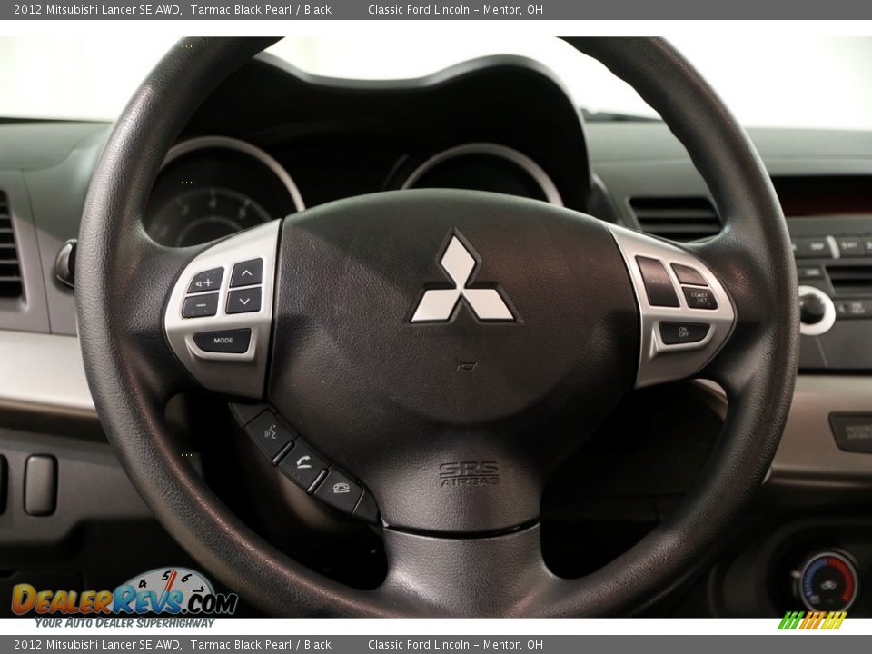 2012 Mitsubishi Lancer SE AWD Tarmac Black Pearl / Black Photo #4