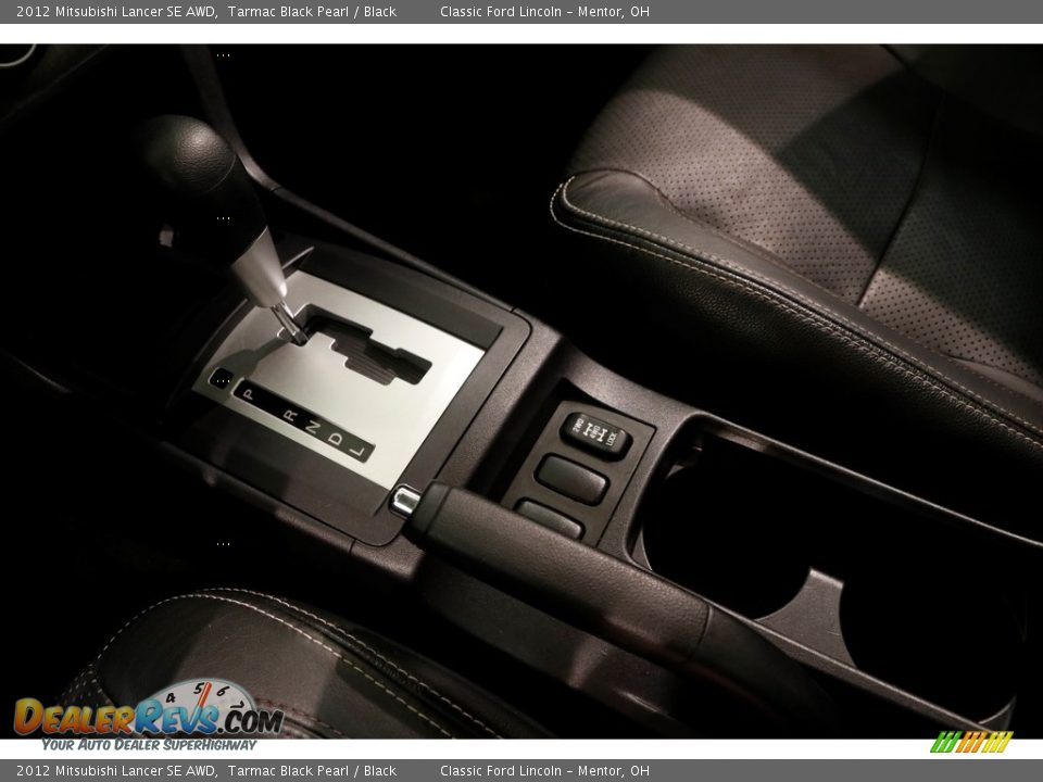 2012 Mitsubishi Lancer SE AWD Tarmac Black Pearl / Black Photo #8