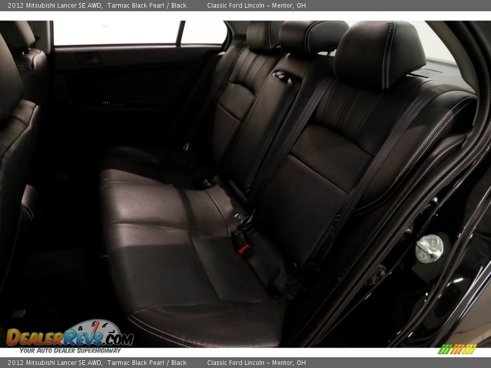 2012 Mitsubishi Lancer SE AWD Tarmac Black Pearl / Black Photo #11