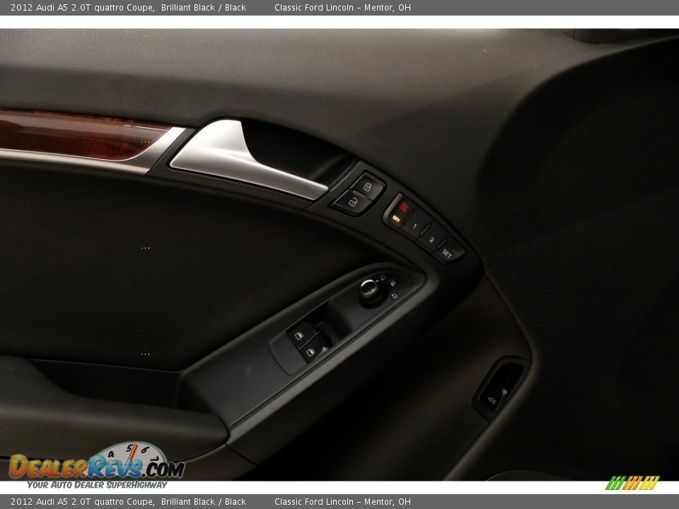 2012 Audi A5 2.0T quattro Coupe Brilliant Black / Black Photo #5
