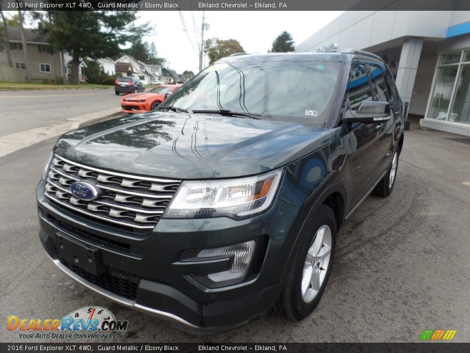 2016 Ford Explorer XLT 4WD Guard Metallic / Ebony Black Photo #3