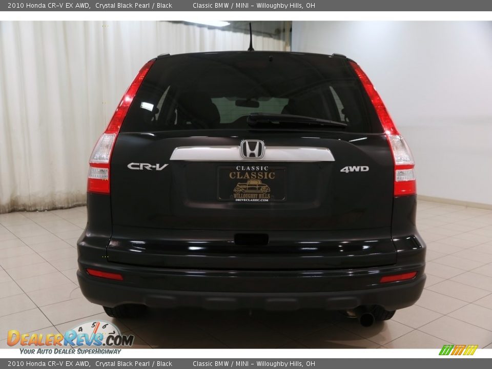 2010 Honda CR-V EX AWD Crystal Black Pearl / Black Photo #15