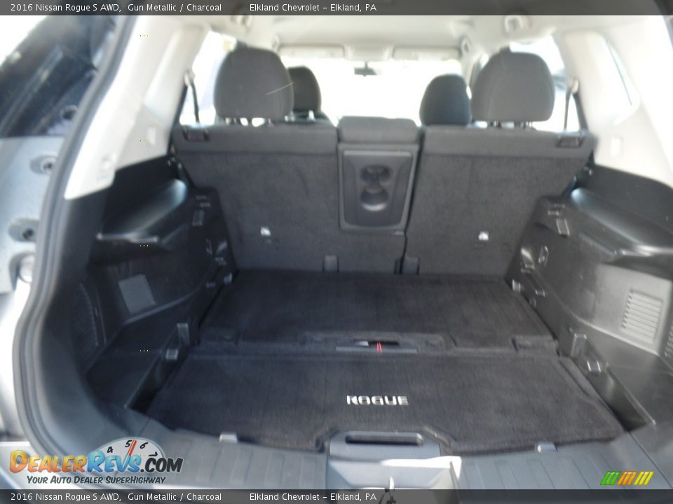 2016 Nissan Rogue S AWD Gun Metallic / Charcoal Photo #15