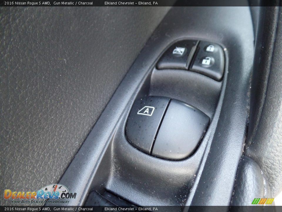 2016 Nissan Rogue S AWD Gun Metallic / Charcoal Photo #20