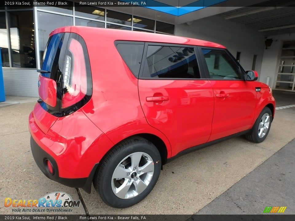 2019 Kia Soul Inferno Red / Black Photo #2