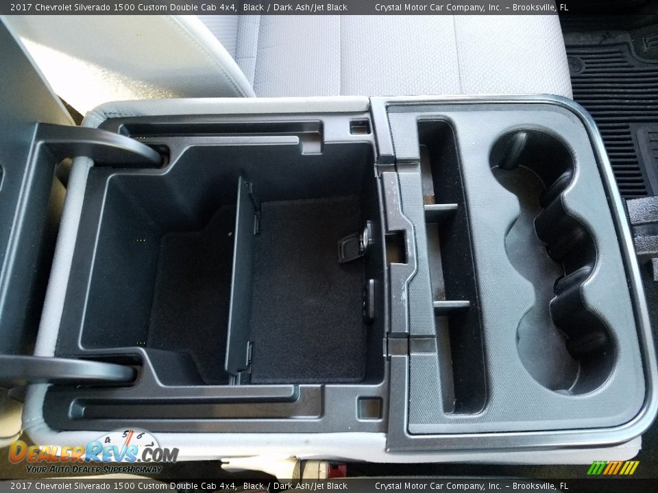 2017 Chevrolet Silverado 1500 Custom Double Cab 4x4 Black / Dark Ash/Jet Black Photo #18
