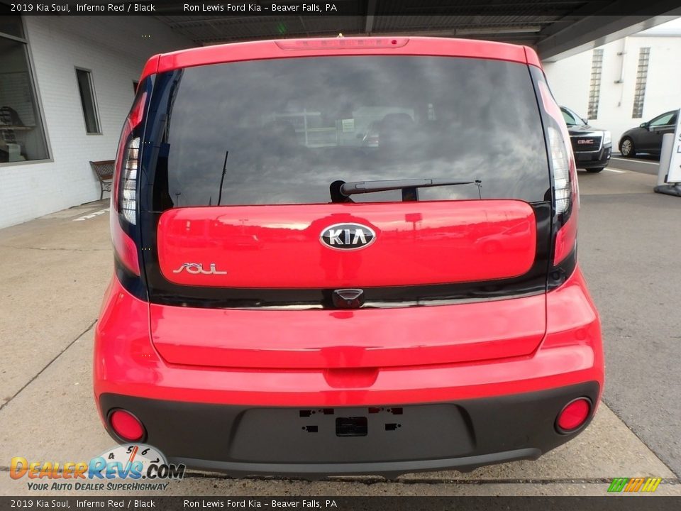 2019 Kia Soul Inferno Red / Black Photo #3
