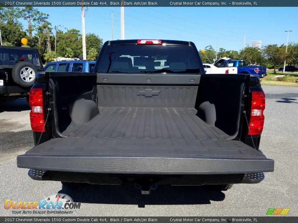2017 Chevrolet Silverado 1500 Custom Double Cab 4x4 Black / Dark Ash/Jet Black Photo #19