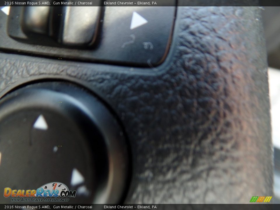 2016 Nissan Rogue S AWD Gun Metallic / Charcoal Photo #21