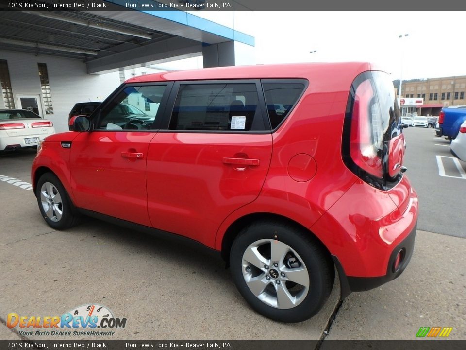 2019 Kia Soul Inferno Red / Black Photo #5