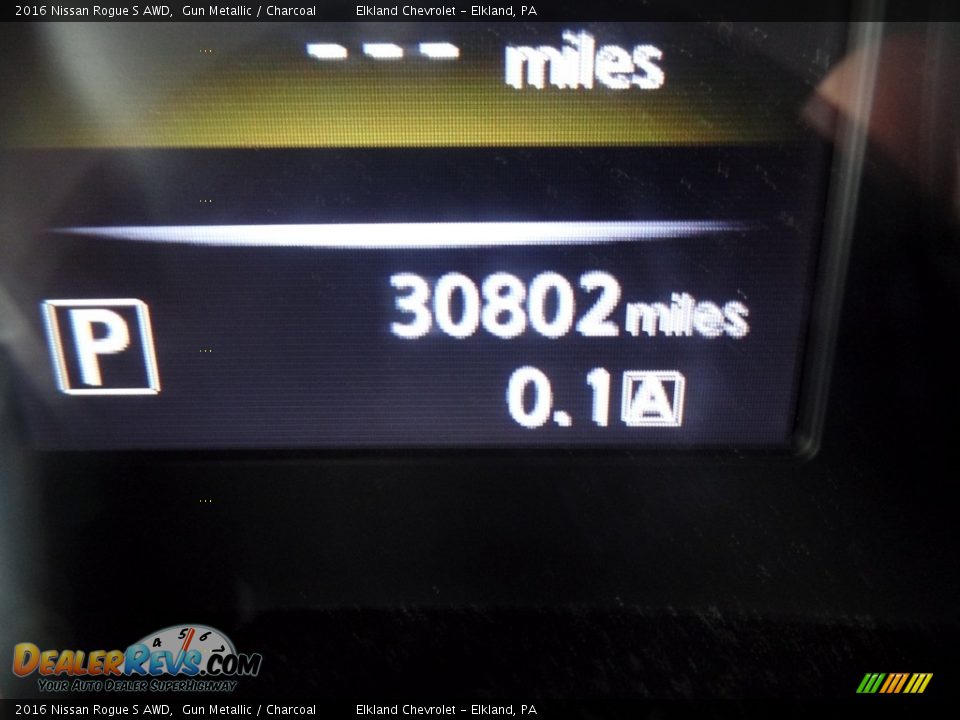 2016 Nissan Rogue S AWD Gun Metallic / Charcoal Photo #24