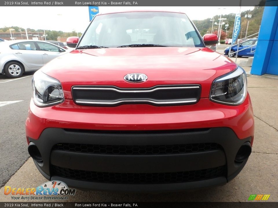 2019 Kia Soul Inferno Red / Black Photo #8