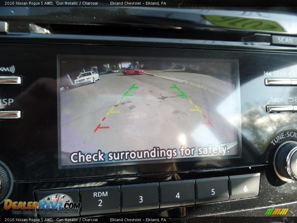 2016 Nissan Rogue S AWD Gun Metallic / Charcoal Photo #27